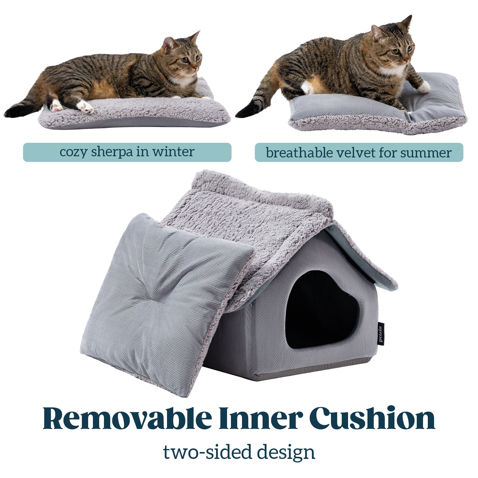 Large Cat Cave Bed