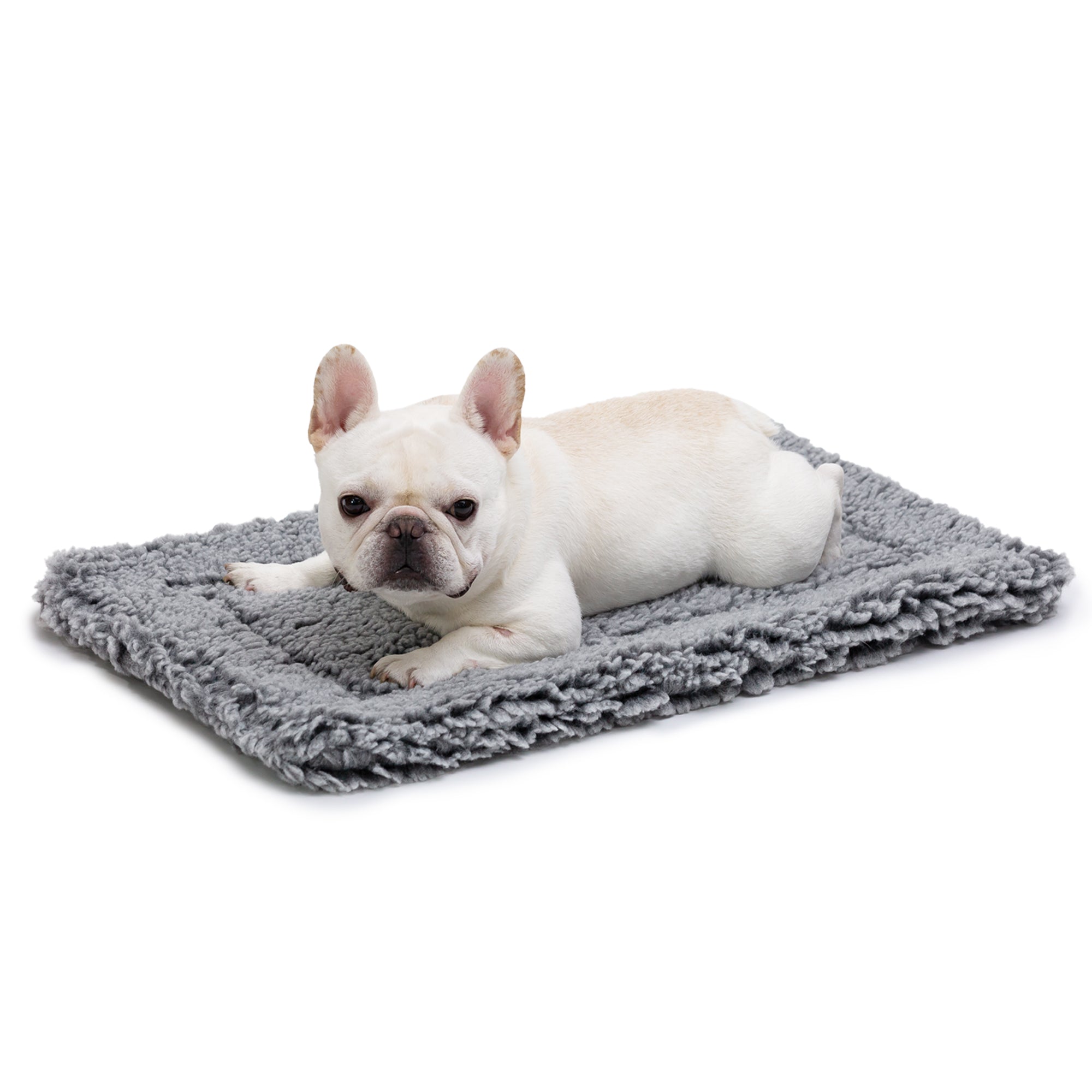 Stoutwool™ Chew Proof Dog Crate Mat Charcoal