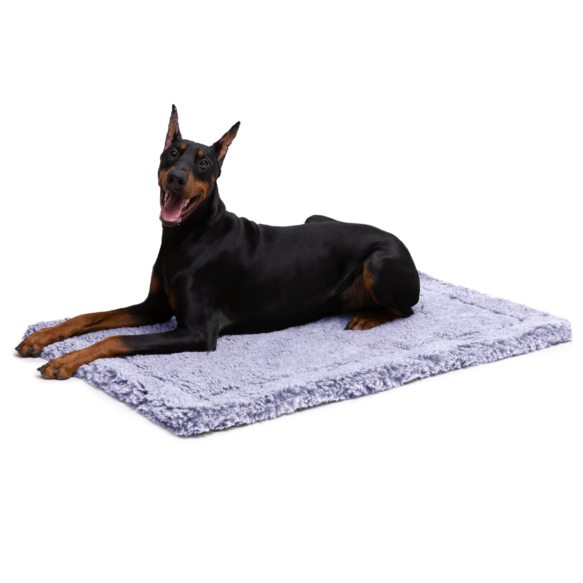 Stoutwool™ Chew Proof Dog Crate Mat Jacaranda