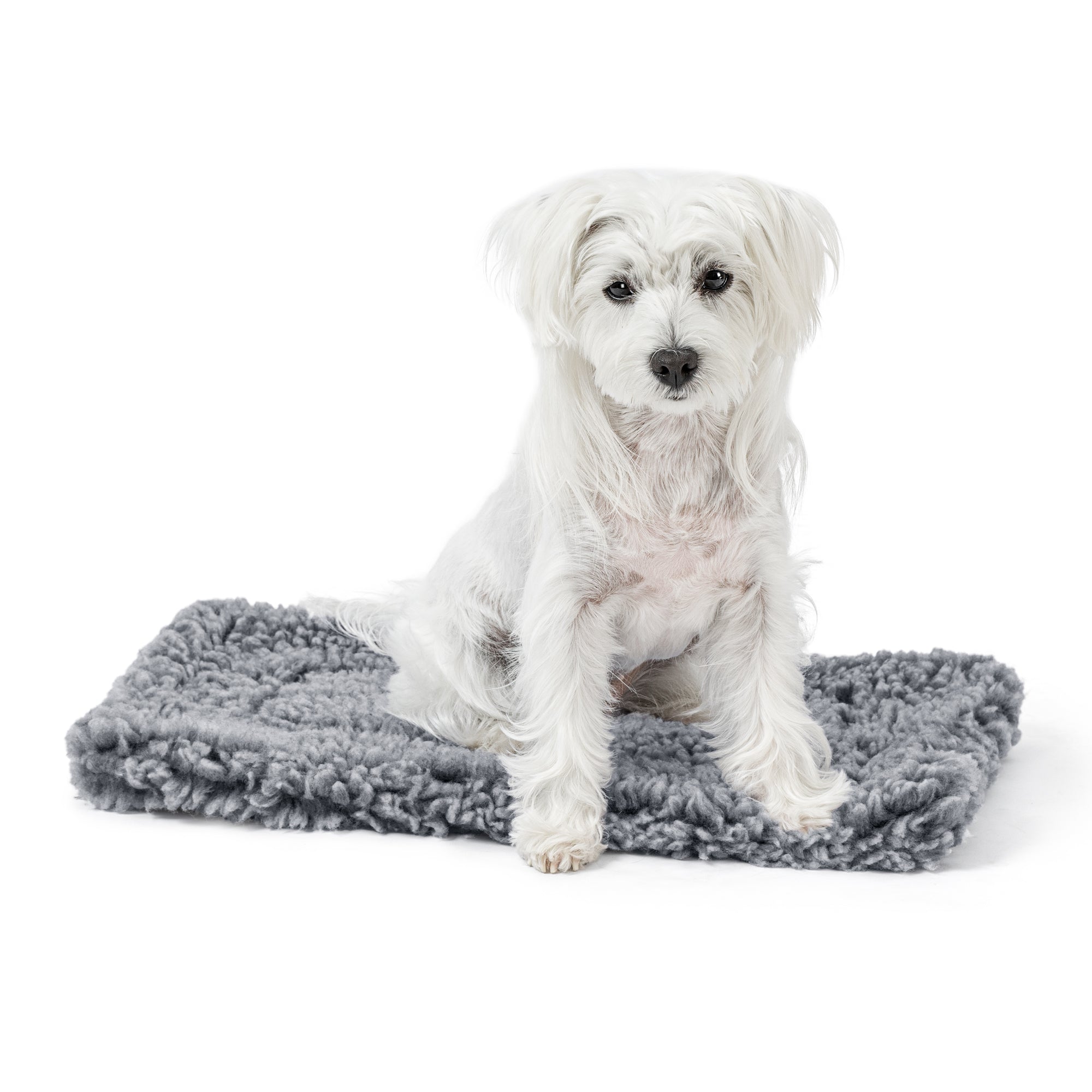 Stoutwool™ Chew Proof Dog Crate Mat Charcoal