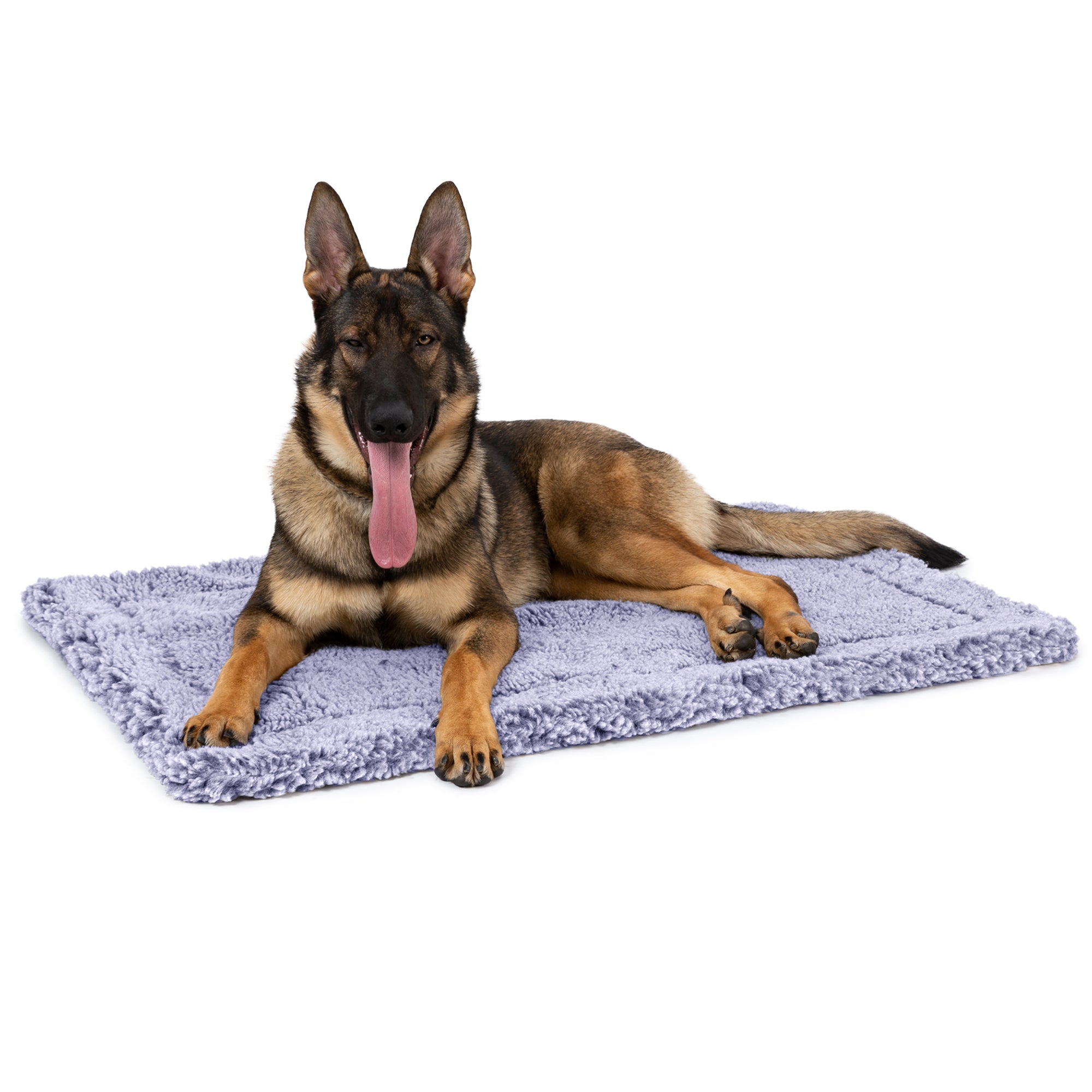 Stoutwool™ Chew Proof Dog Crate Mat Jacaranda