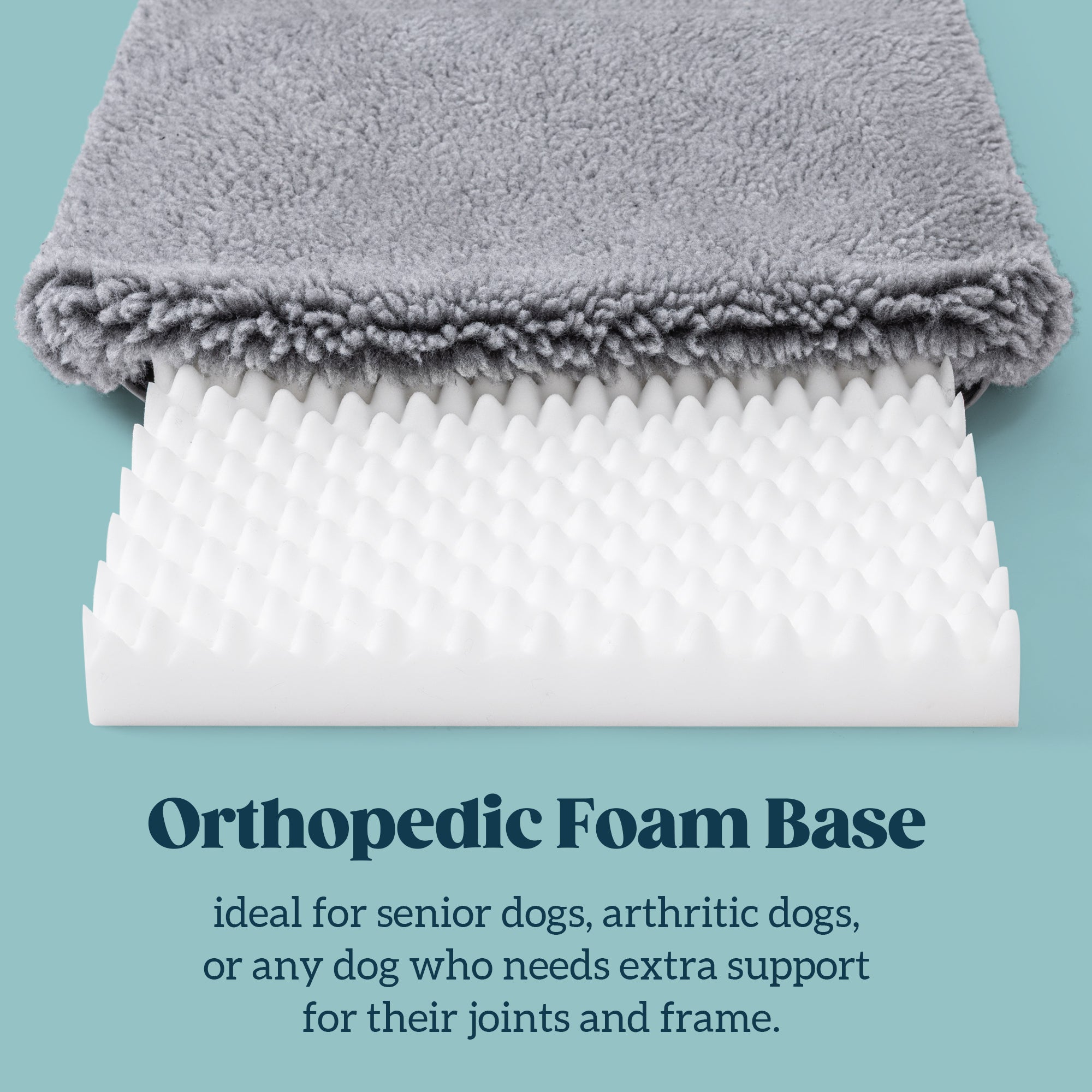 Stoutwool™ Orthopedic Chew Proof Dog Bed