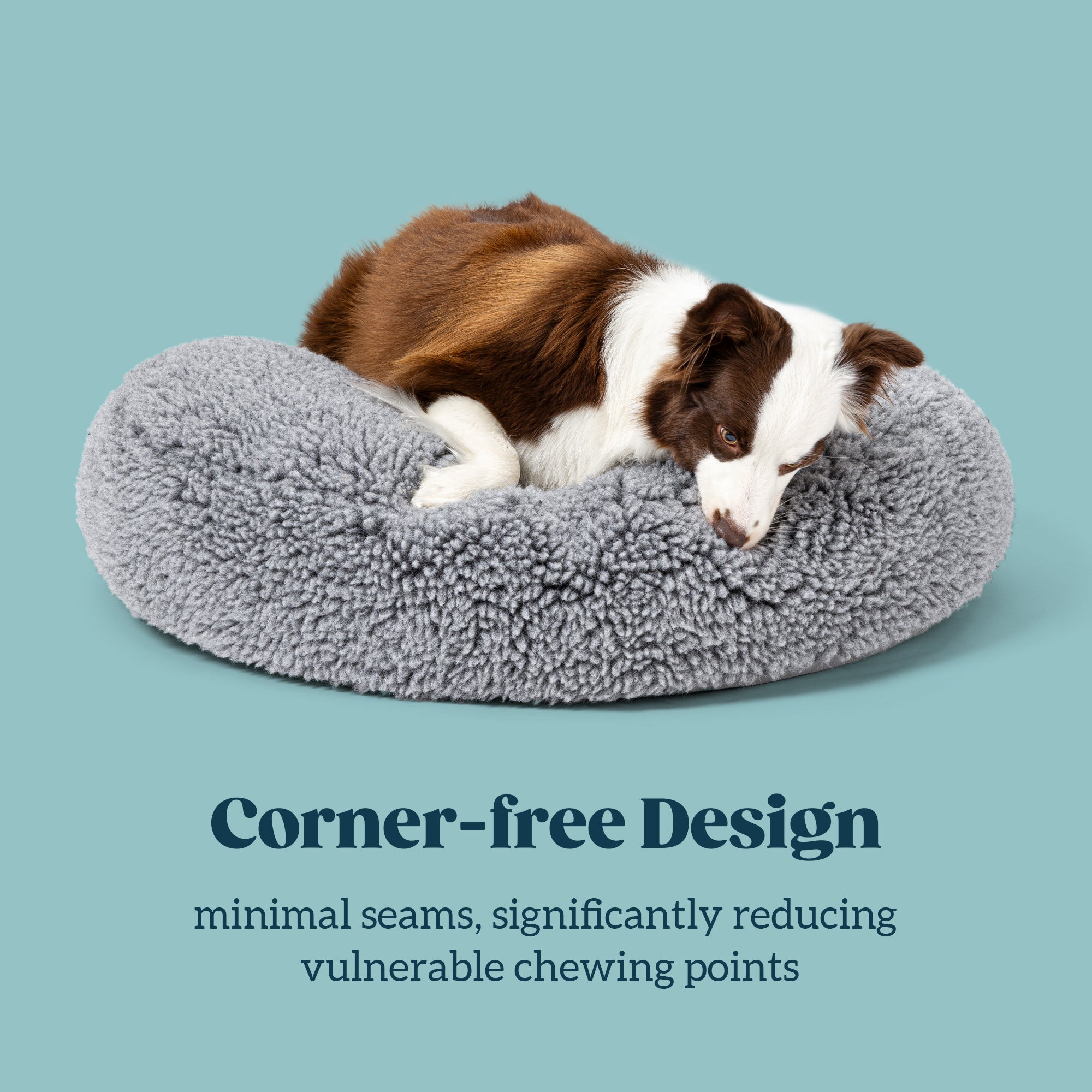 Stoutwool™ Round Chew Proof Dog Pillow Bed