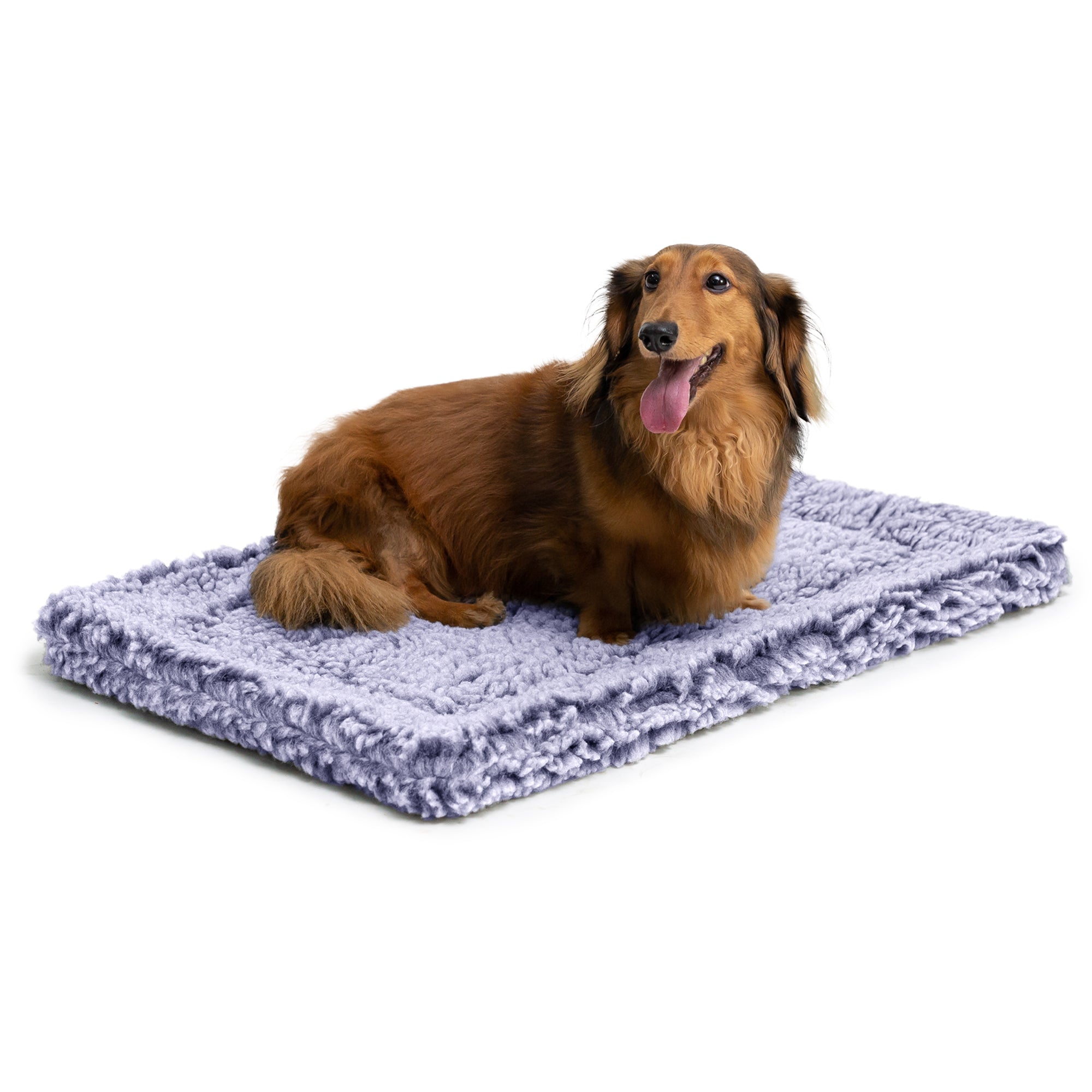 Stoutwool™ Chew Proof Dog Crate Mat Jacaranda