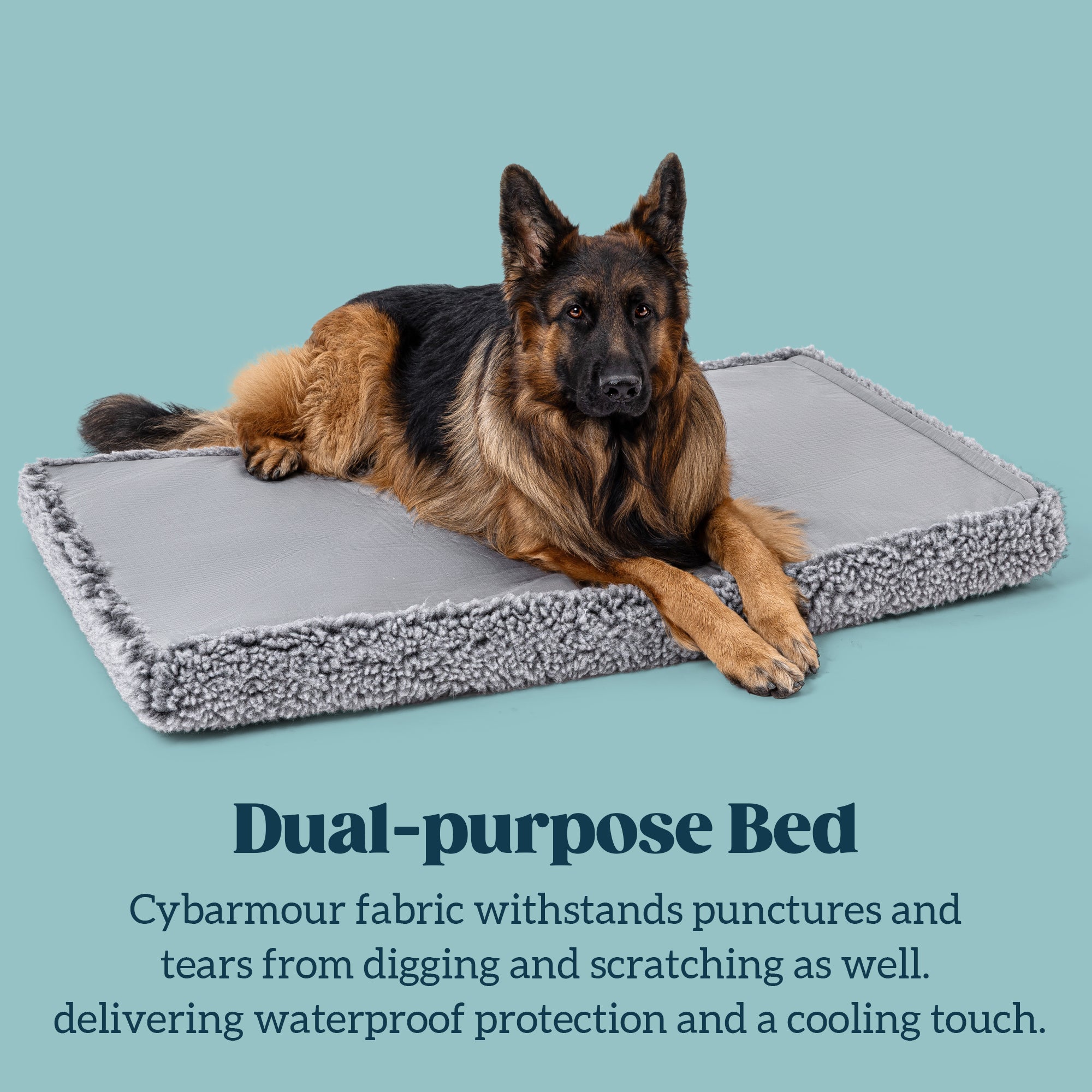 Stoutwool™ Orthopedic Chew Proof Dog Bed