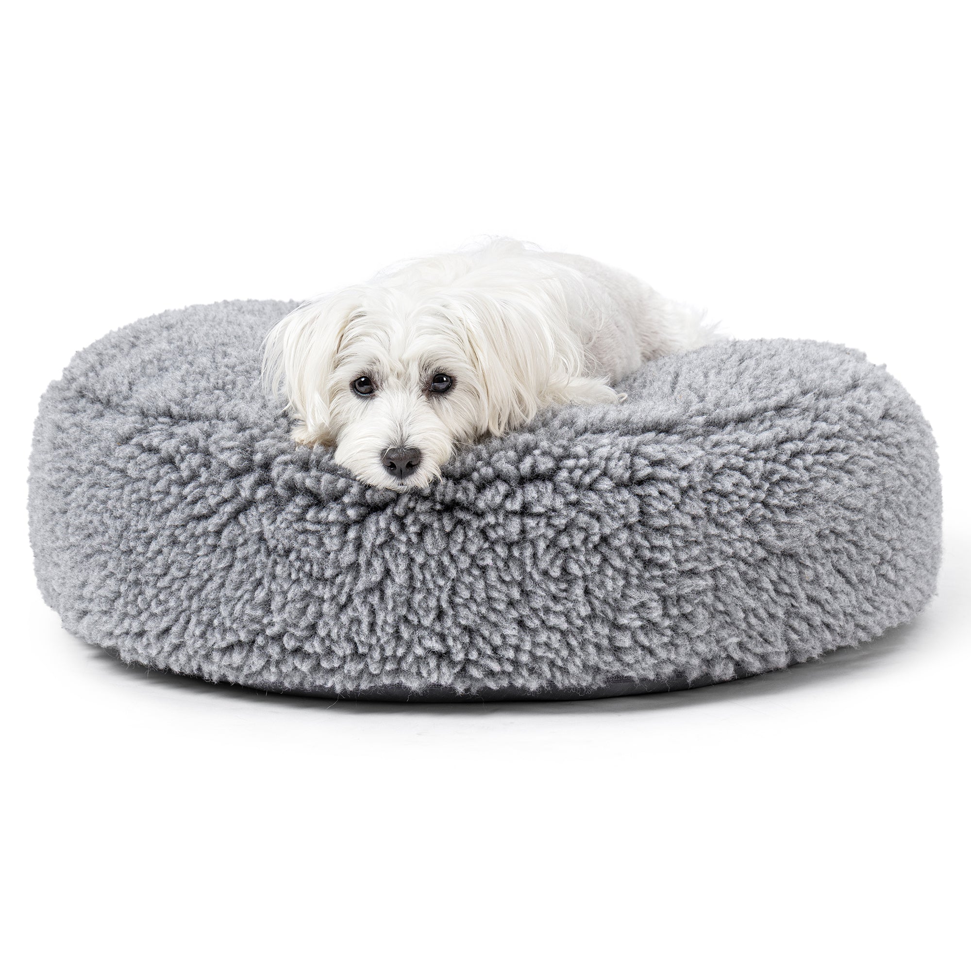 Stoutwool™ Round Chew Proof Dog Pillow Bed