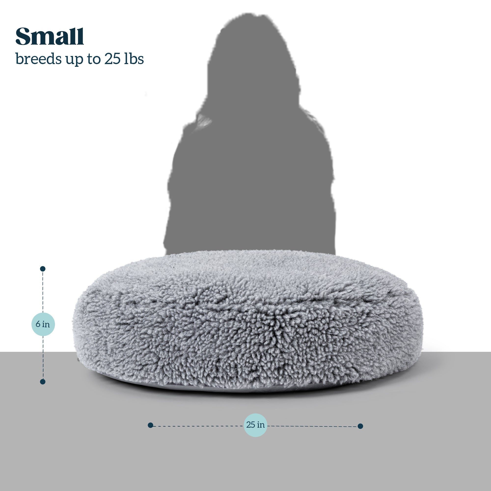 Stoutwool™ Round Chew Proof Dog Pillow Bed